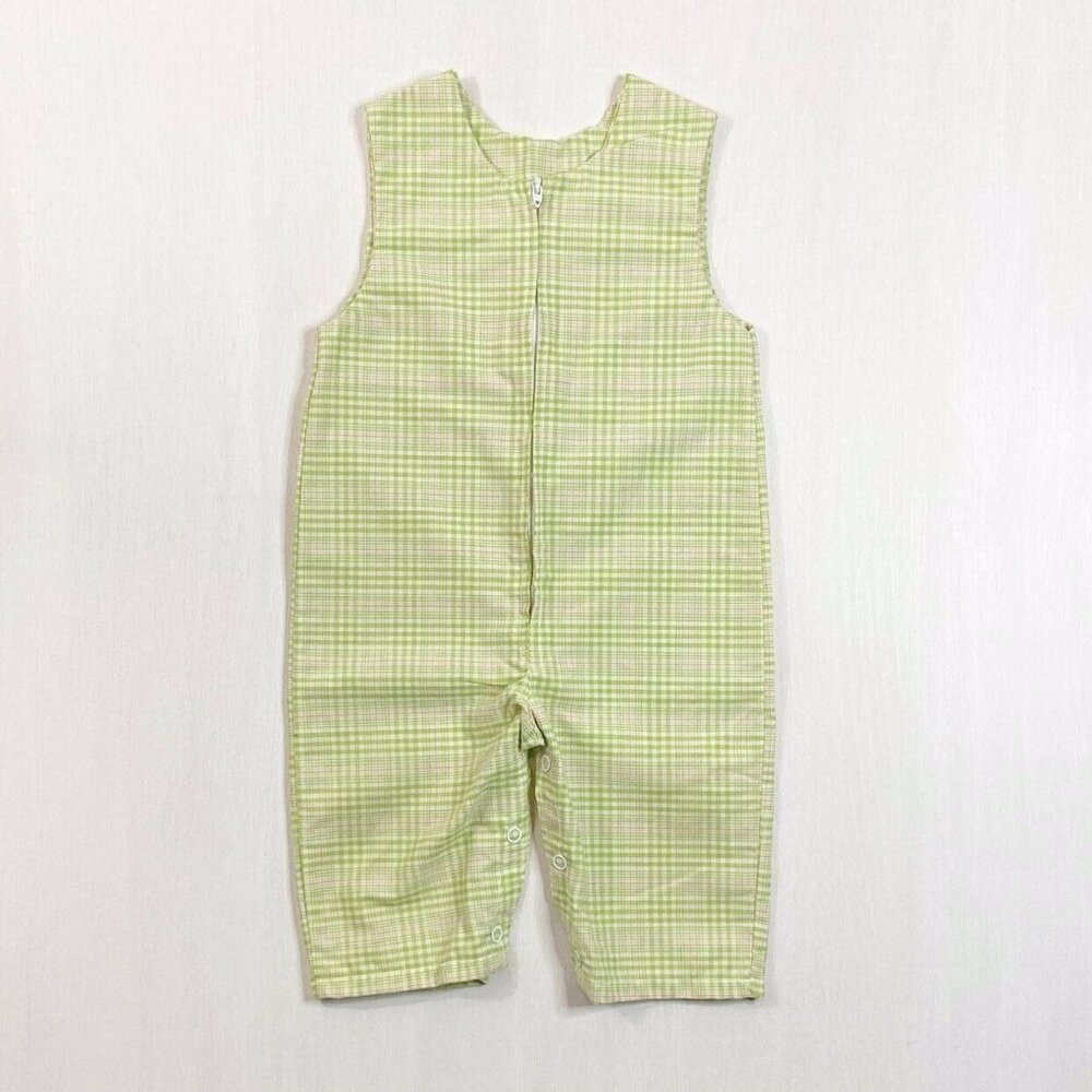 •Vintage• 1960s Union Made Zip-Front JohnJohn Romper